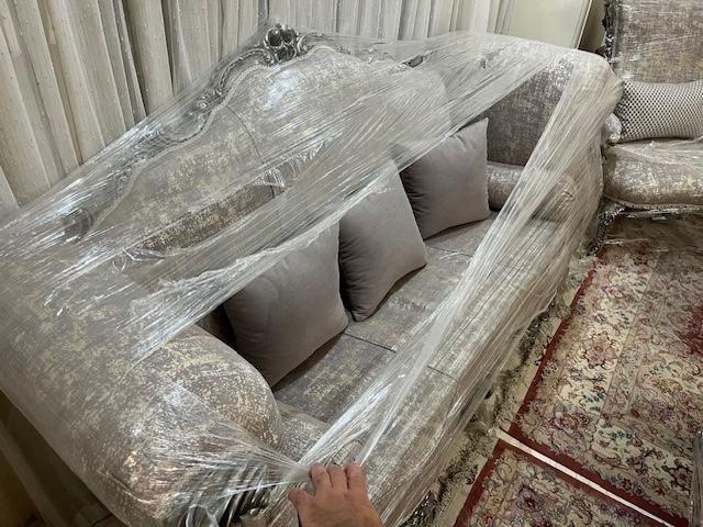 فروش فوری مبلمان سلطنتی چوب گردو (کاملاً نو)|مبلمان خانگی و میز عسلی|تهران, شمس‌آباد|دیوار