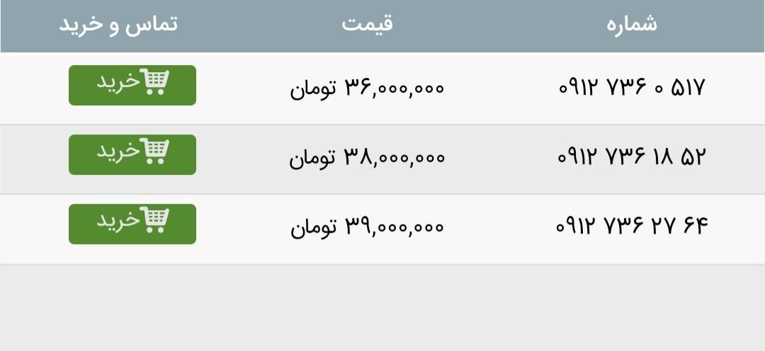 0912.736.31.66|سیم‌کارت|تهران, دهکده المپیک|دیوار