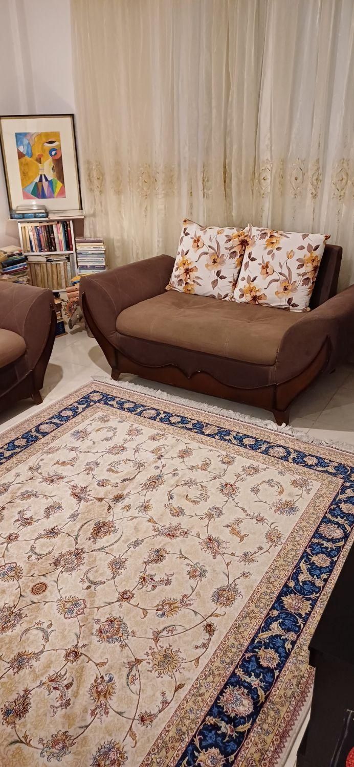 مبل ۷ نفره همراه با کوسن|مبلمان خانگی و میز عسلی|کرج, گلستان|دیوار