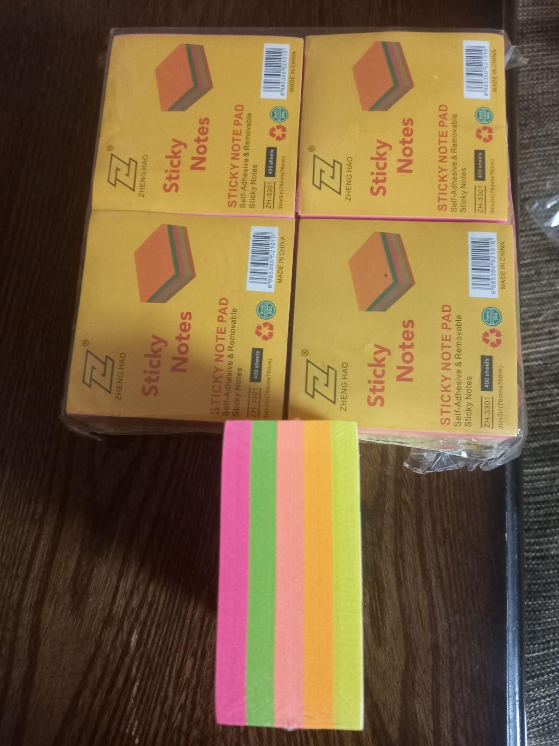 کاغذ یاداشت چسبی رنگی 7/5*7/5|لوازم التحریر|پرند, فاز ۶|دیوار