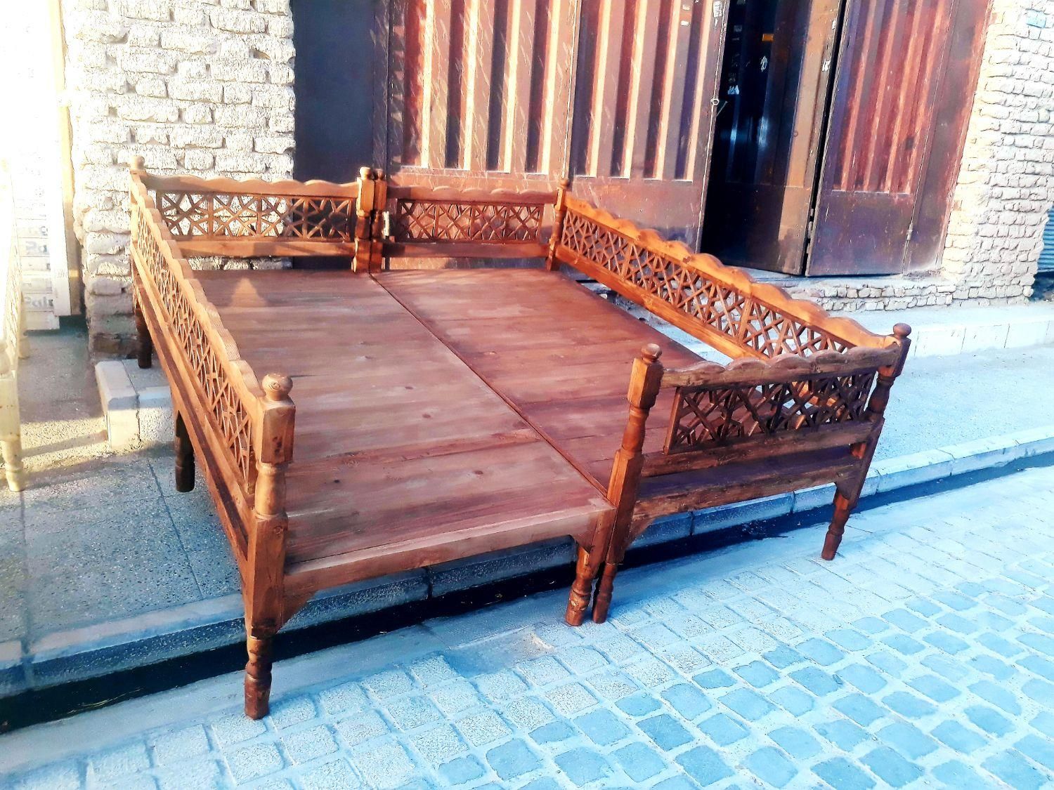 تخت سنتی مبلمان سنتی|مبلمان خانگی و میز عسلی|کرمان, |دیوار