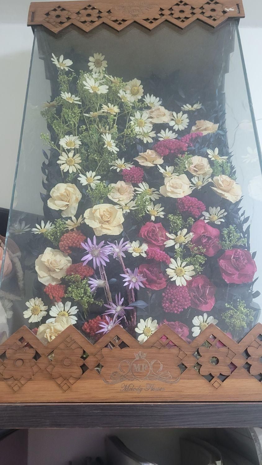 قاب گل خشک|گل مصنوعی|اصفهان, جاوان|دیوار