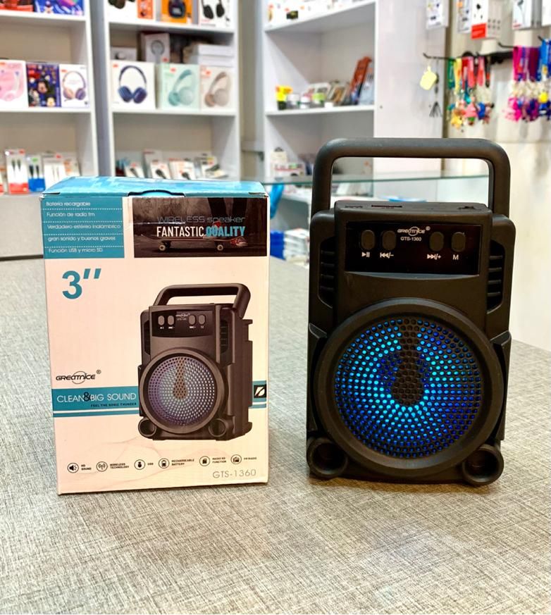 اسپیکر بلوتوثی چراغدار مدل GTS-1360|پخشکننده همراه|کرج, گوهردشت|دیوار