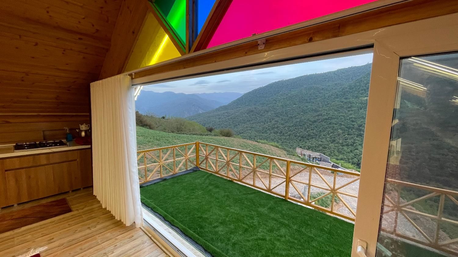 اقامتگاه چوبینه کلبه چوبی جنگلی دوخواب vip|اجارهٔ کوتاه‌مدت ویلا و باغ|علی‌آباد کتول, |دیوار