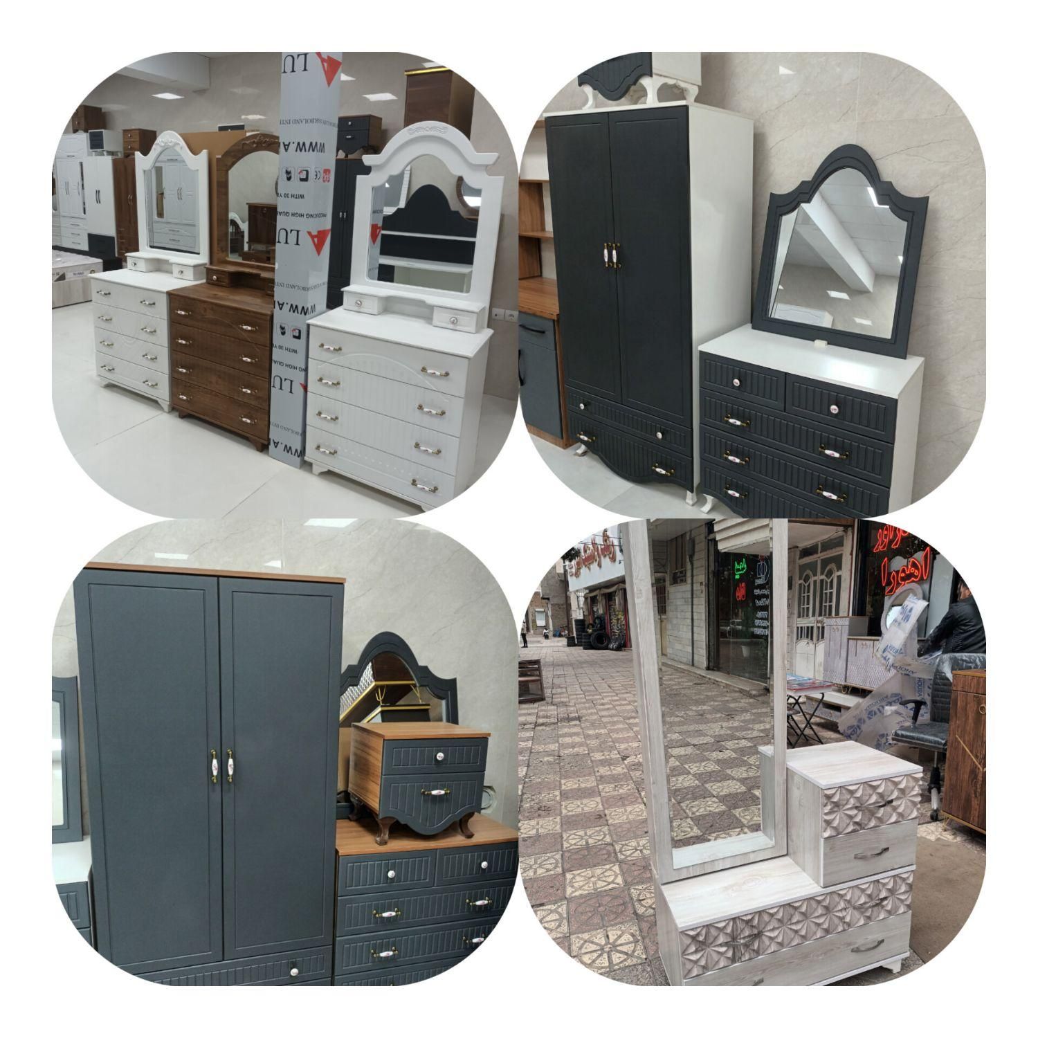 میز دراور آینه دار وکیوم ۴ کشو شرکتی با ضمانت|جاکفشی، کمد، دراور|الوند, |دیوار