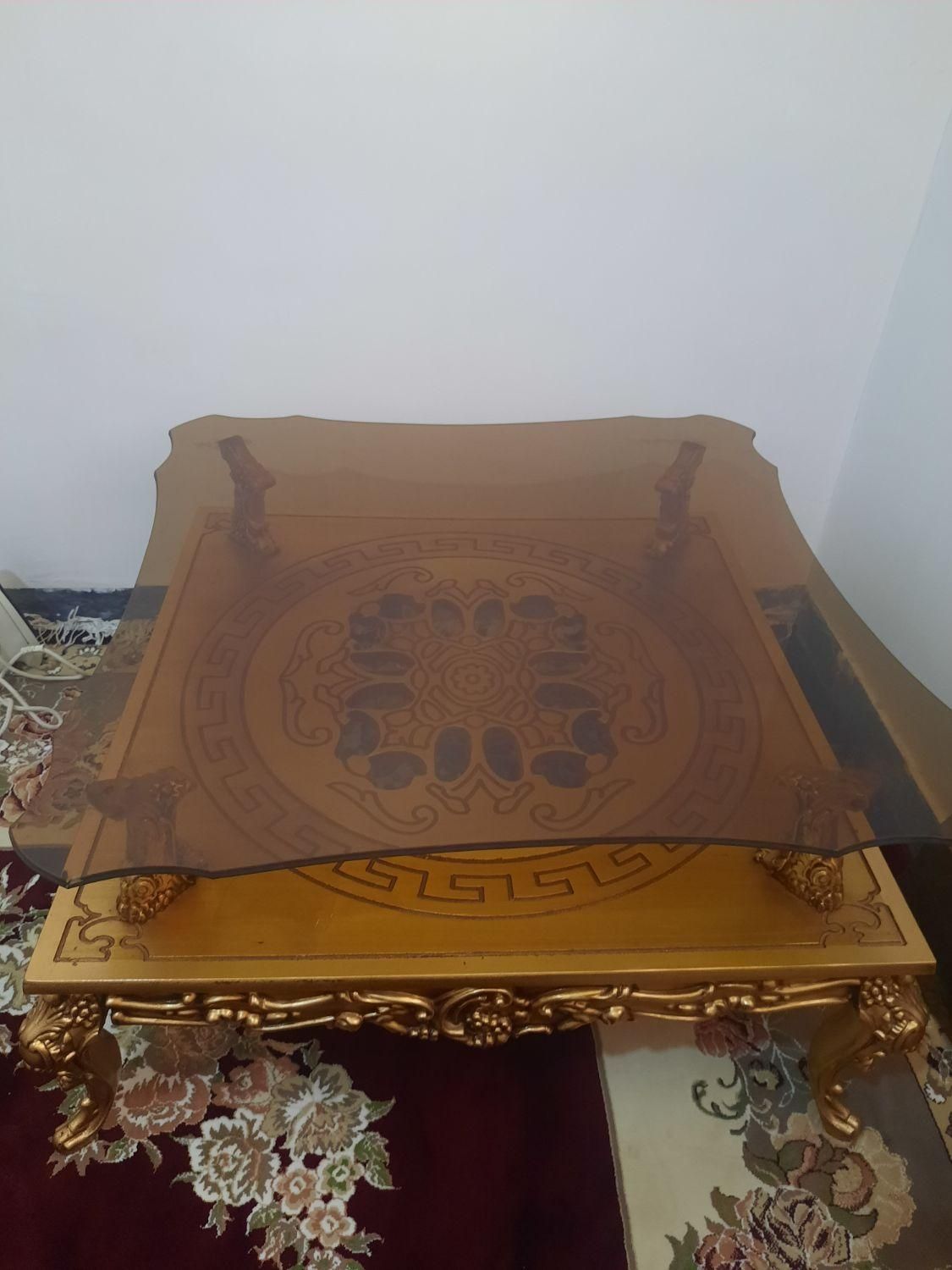 فروش سه عدد میز عسلی سلطنتی|مبلمان خانگی و میز عسلی|ایلام, |دیوار