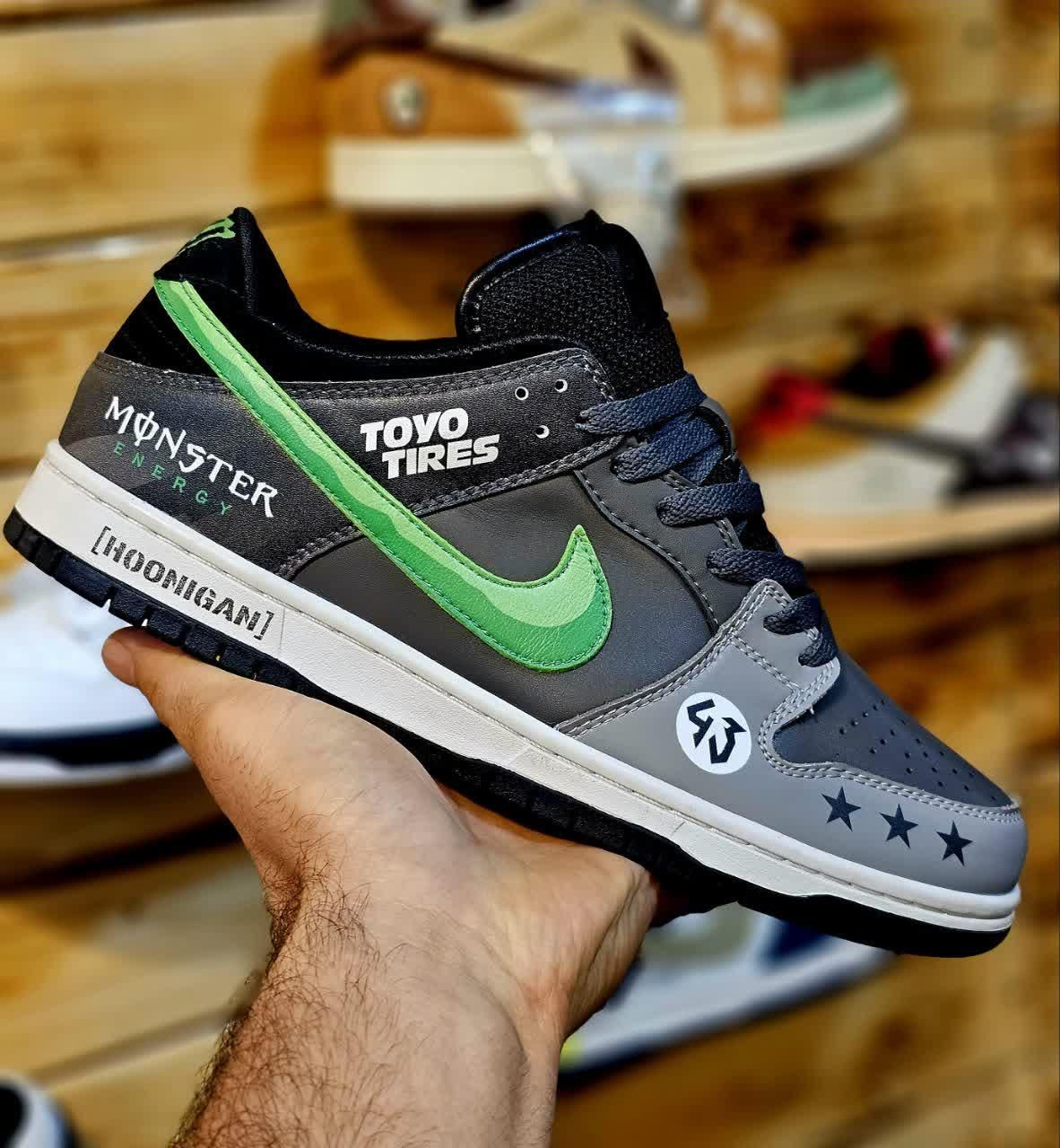 کتونی هیولا monster طوسی سبز سفید 777|کیف، کفش، کمربند|تهران, نیروی هوایی (پیروزی)|دیوار