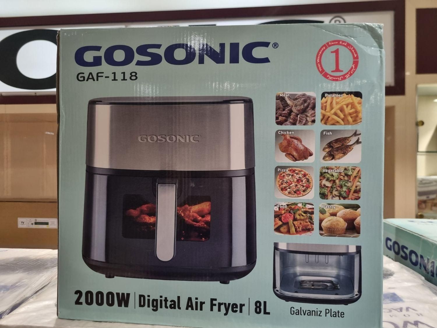 اولین بار سرخ کن 8لیتری gosonic ترکیه  پخت 3 بعدی|اجاق گاز و لوازم برقی پخت‌وپز|مشهد, کوشش|دیوار