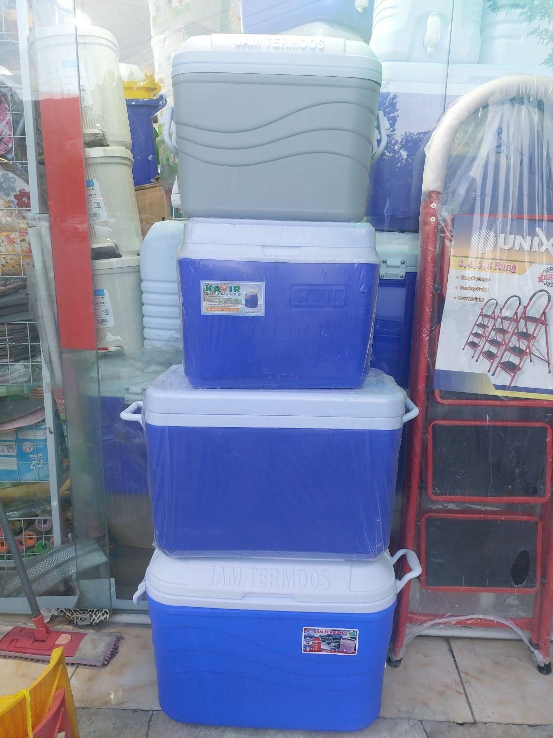 کولباکس سایز بندی یخدون مسافرتی تا سایز بزرگ|ظروف نگهدارنده، پلاستیکی، یک‌بارمصرف|خرم‌آباد, |دیوار