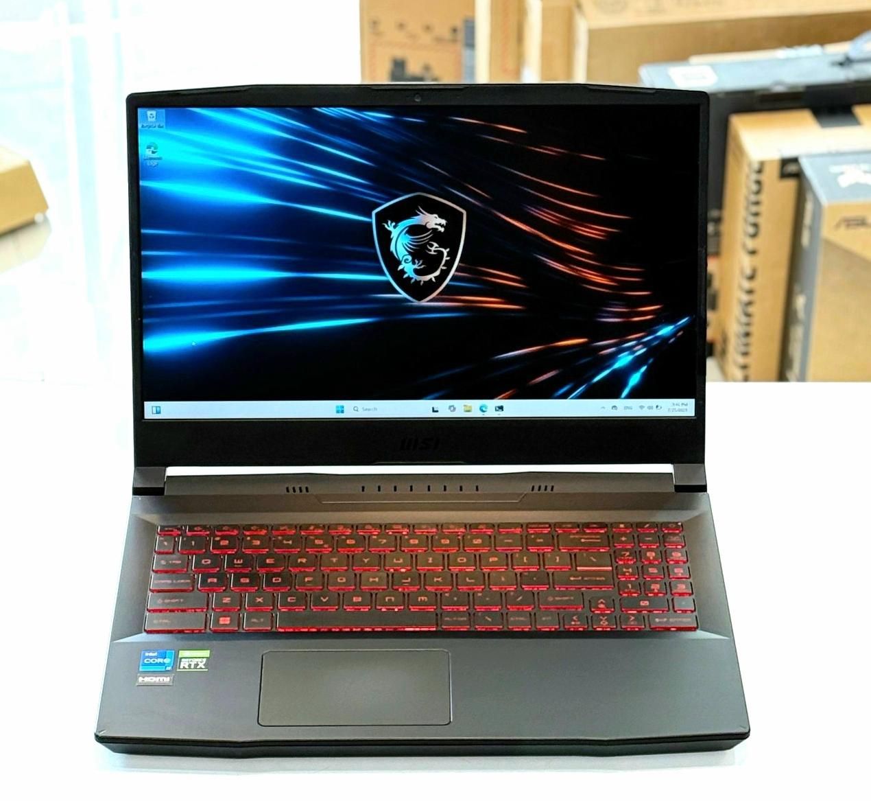 لپتاپ گیمینگ MSI Katana GF66 رم 64 گیگ هارد 1 SSD|رایانه همراه|شیراز, ملاصدرا|دیوار