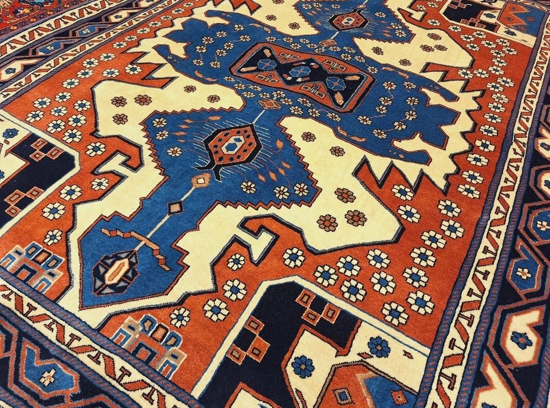 قالیچه دستباف خراسان با نقشه هریس|فرش|تهران, اکباتان|دیوار