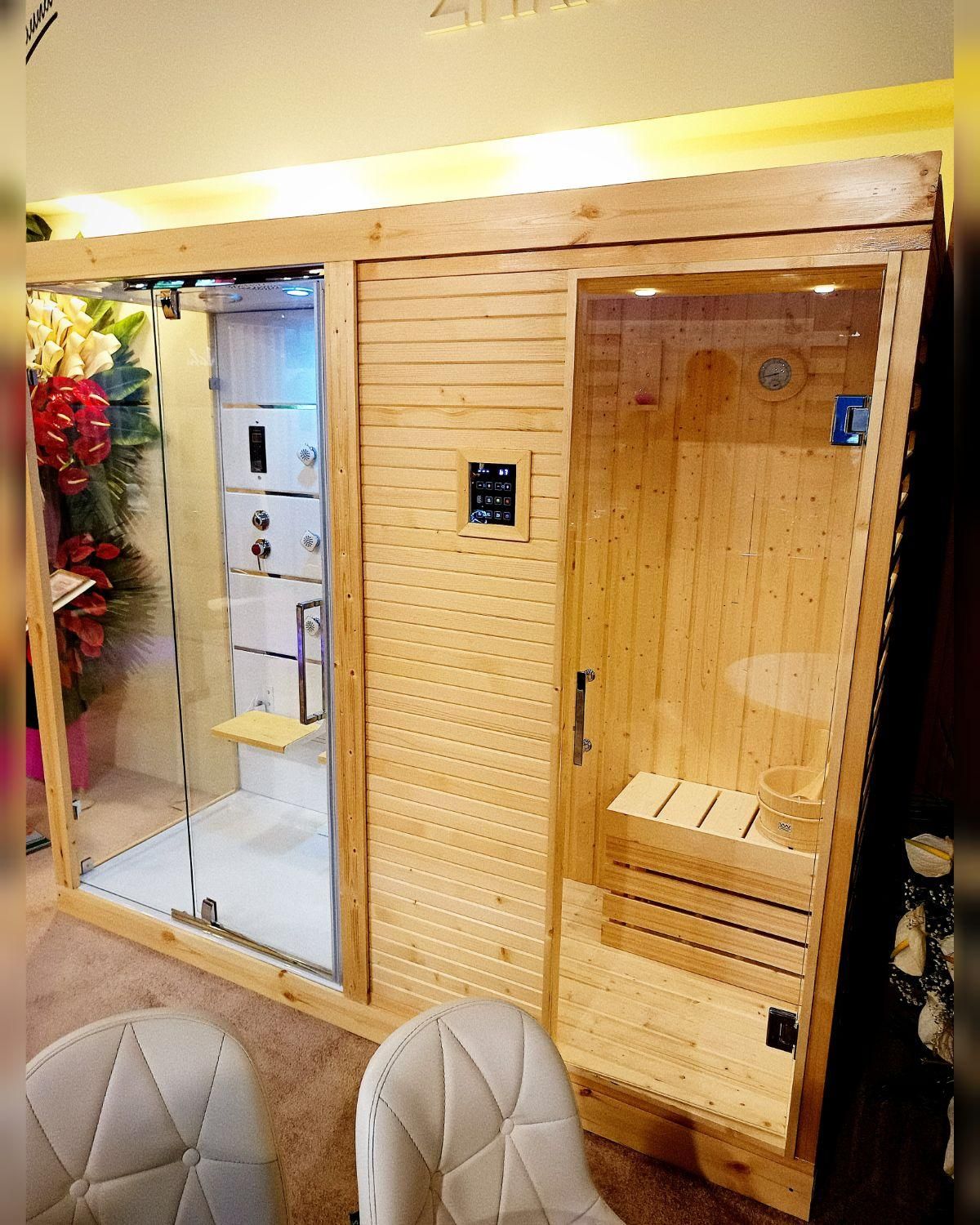 کابین اسپا دوقلو سونا خشک و بخار با دوش جکوزی وان|لوازم حمام|تهران, کوی بیمه|دیوار