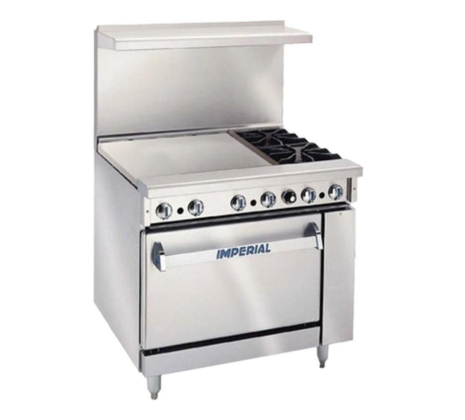 اجاق گاز ۲ شعله به همراه صفحه گریل امپریال آمریکا|کافیشاپ و رستوران|تهران, سعادتآباد|دیوار