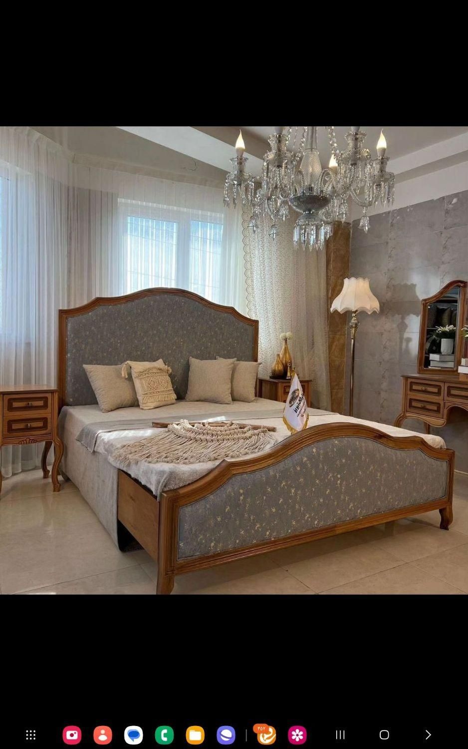 سرویس خواب دونفره تمام چوب احسان|تخت و سرویس خواب|تهران, یافت آباد جنوبی|دیوار