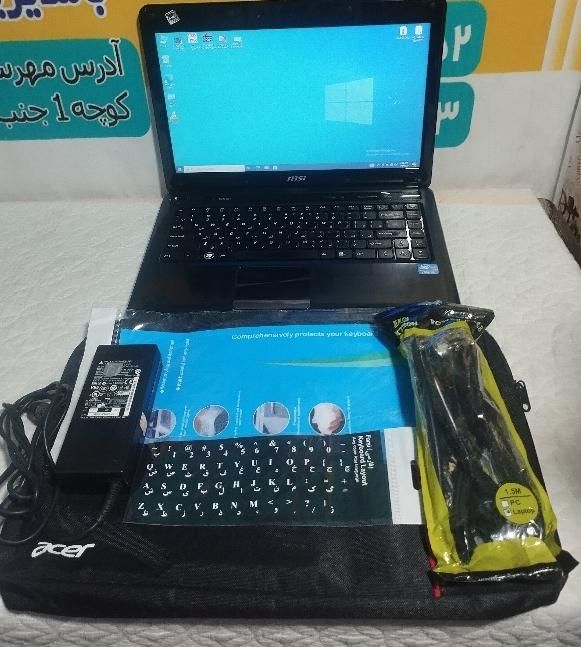 لپ تاپ msi ژاپنی دو گرافیکه ۲۵۶ssd 8gb|رایانه همراه|سراوان, |دیوار