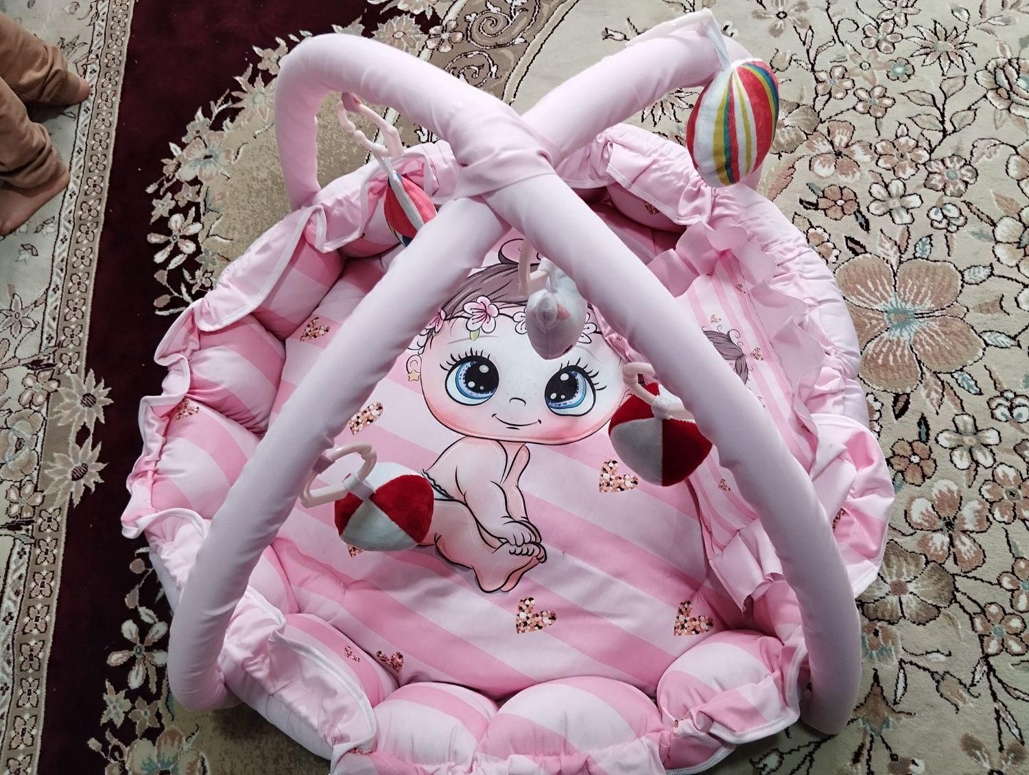 تشک بازی بچه دخترانه|اسباب و اثاث بچه|قم, پردیسان|دیوار