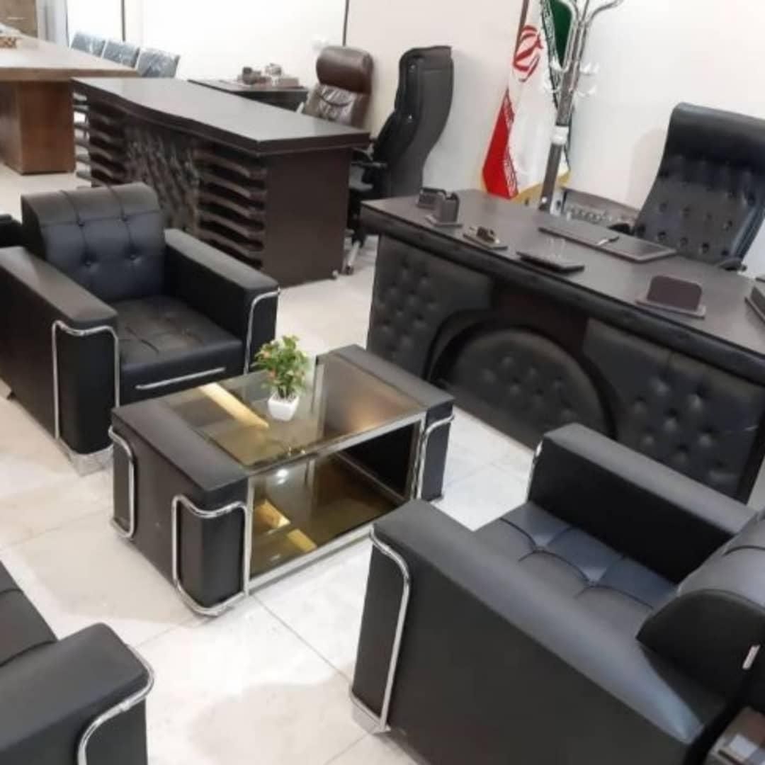 مبلمان اداری اطلس فرم جلو مبلی با شیشه|دفتر کار|آفتاب, |دیوار