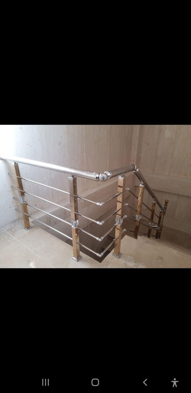 طراحی و ساخت نرده لوکس استیل و چوب|خدمات پیشه و مهارت|شهریار, شهریار|دیوار