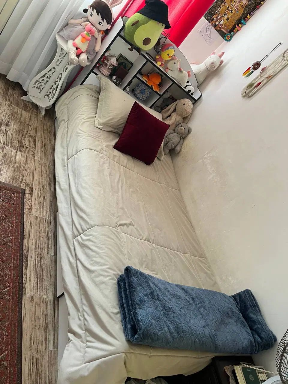تخت تک نفره کشو دار|تخت و سرویس خواب|رشت, فلسطین|دیوار