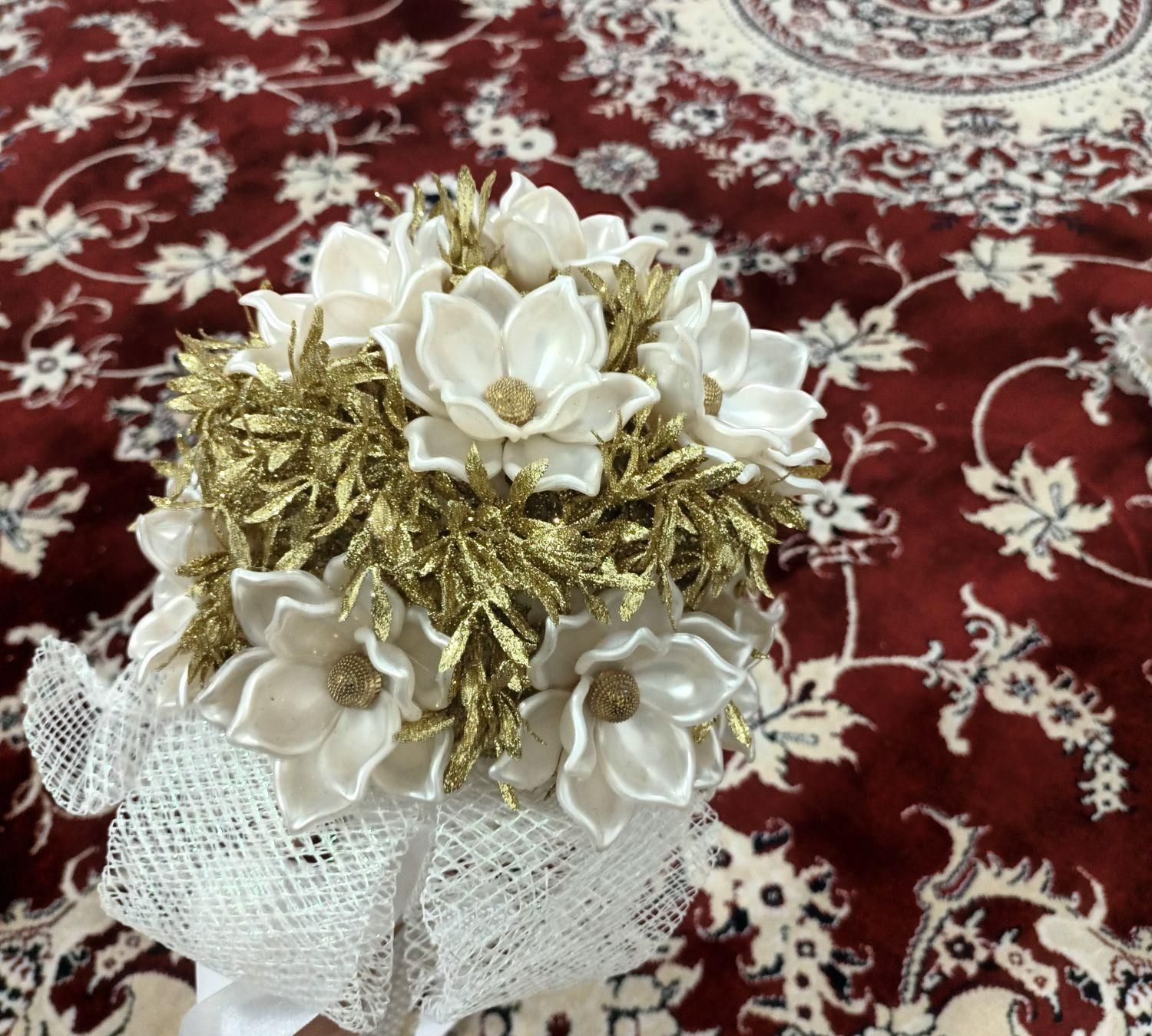 دسته گل عروس نو|گل مصنوعی|شهریار, |دیوار