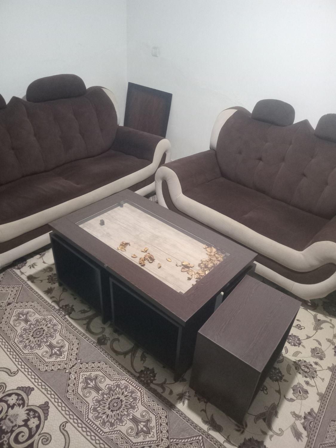 با سلام مبل ۷نفره با میزعسلی مبلمان درحدنو|مبلمان خانگی و میز عسلی|گرگان, |دیوار