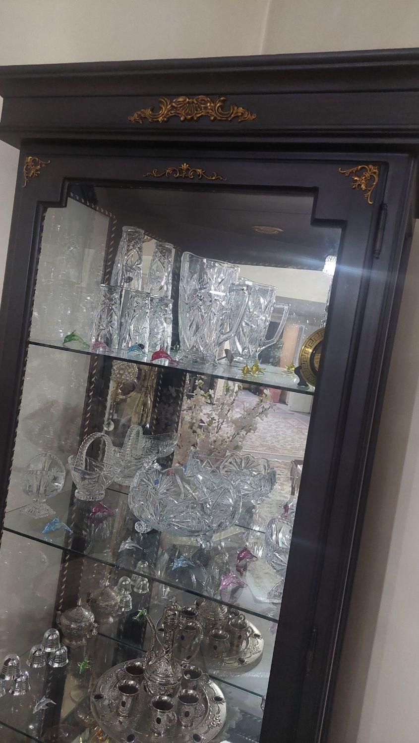 بوفه تمام ایینه چهار طبقه پایه بلند جنس بهتری|بوفه، ویترین، کنسول|تهران, ازگل|دیوار