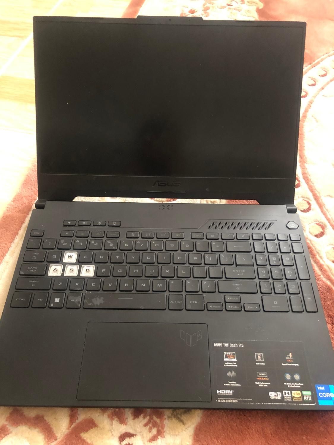 لپ تاپ ایسوس asus f15 tuf dash 517 ze|رایانه همراه|تهران, مجیدیه|دیوار