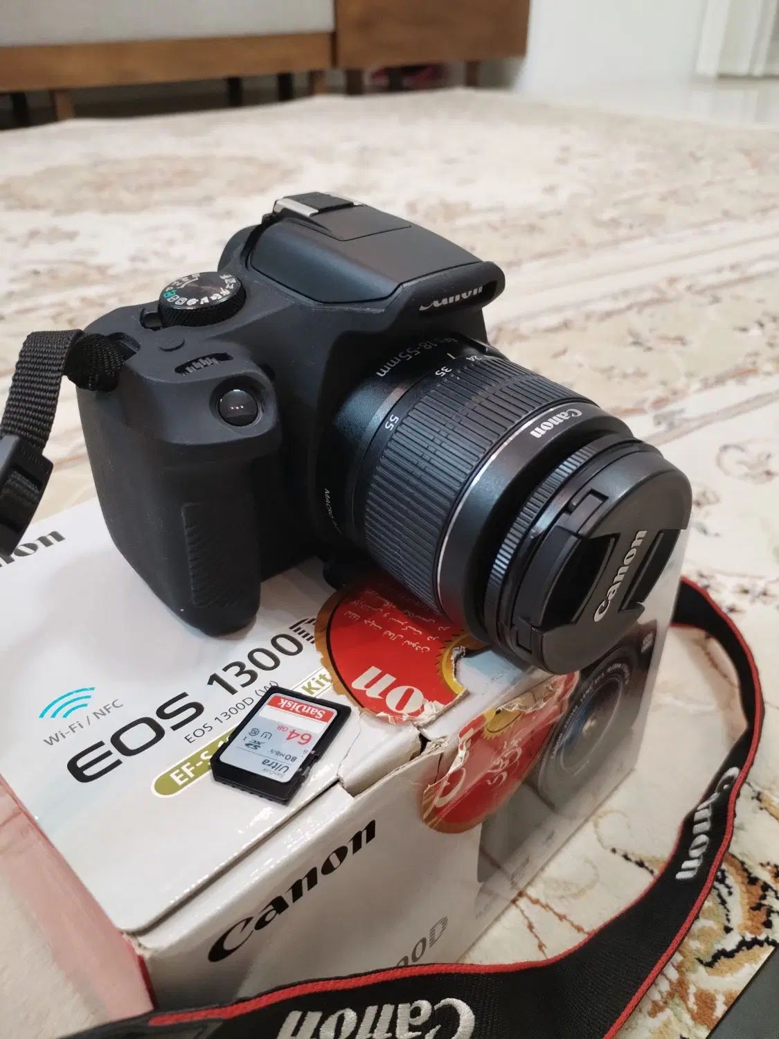 فروش یک دستگاه دوربین Canon 1300D مدل DSLR|دوربین عکاسی و فیلم‌برداری|مشهد, هفت تیر (آب و برق)|دیوار