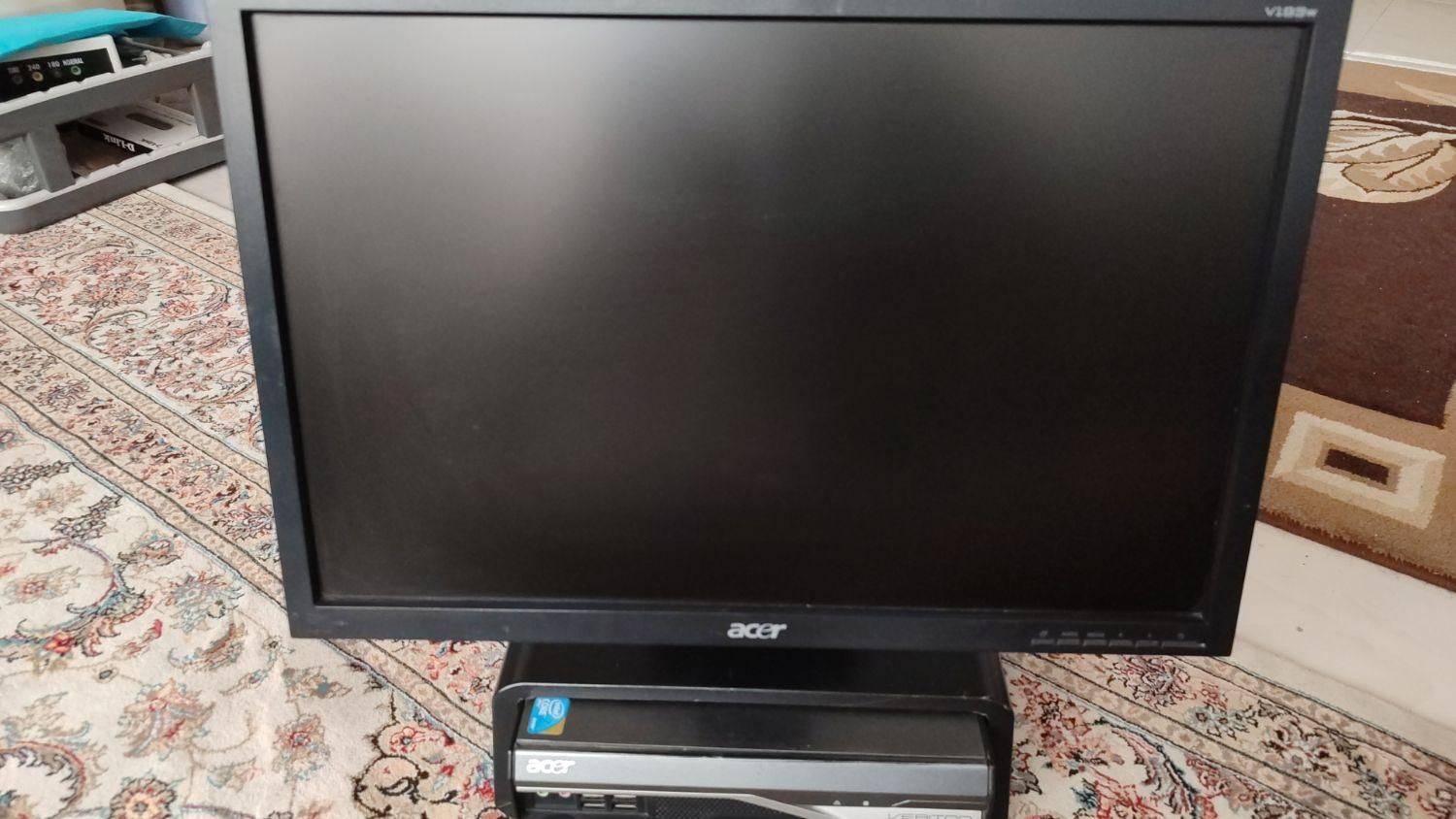 کامیپوتر.مینی کیس و مانیتور.سالم و مرتب بدون تعمیر|رایانه رومیزی|شیراز, کوشک میدان|دیوار