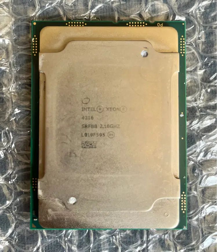 Cpu xeon 4216 silver + خنک کننده سیلور استون|قطعات و لوازم جانبی رایانه|کرج, حصارک بالا|دیوار