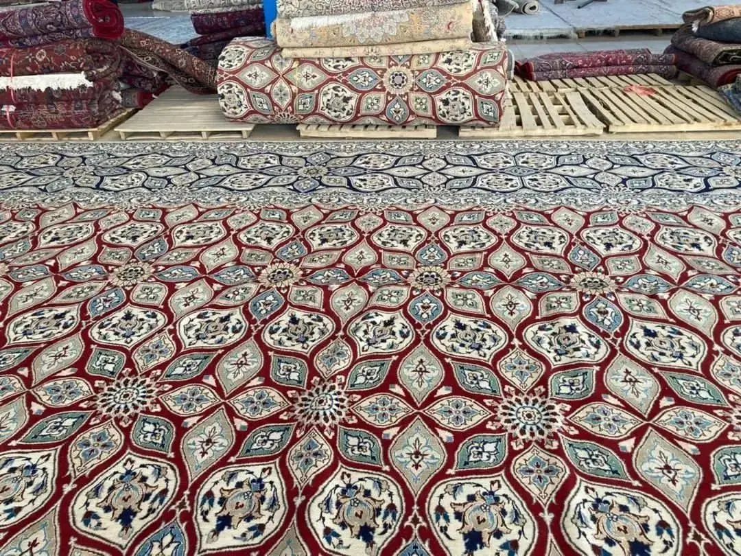 فرش دستباف نایین جفت 100متری 9لا اصل|فرش|تهران, گیشا|دیوار