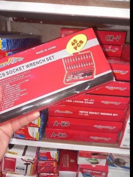 جعبه بکس اچار بکس ۴۶پارچه|ابزارآلات|ایلام, |دیوار