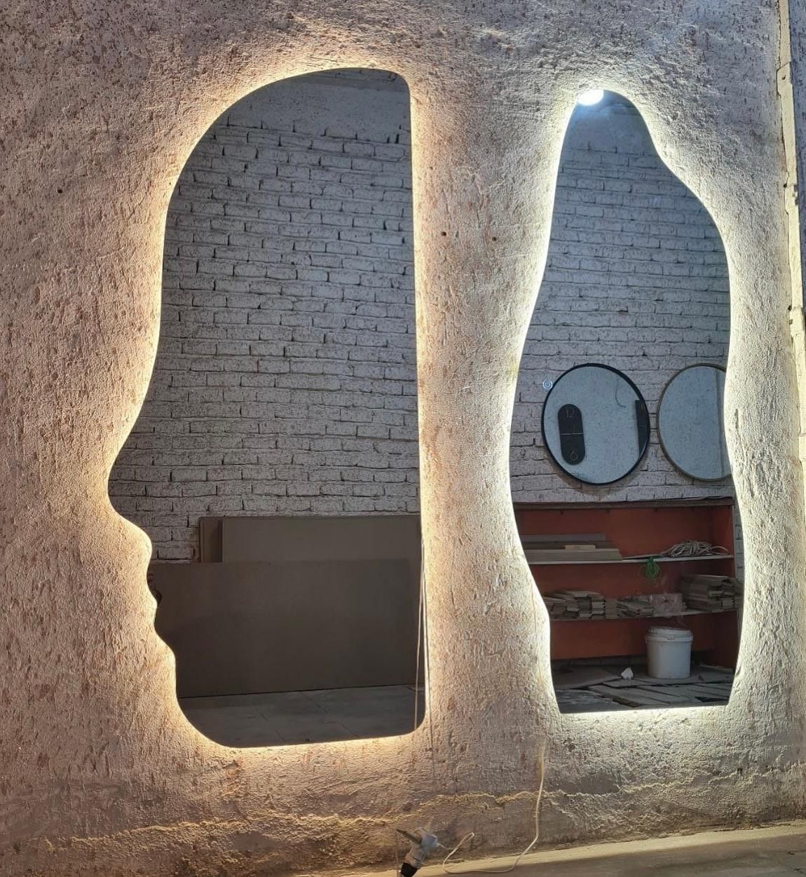 آینه دکوراتیو کلاسیک فضای روشنایی|آینه|اهواز, کیانپارس |دیوار