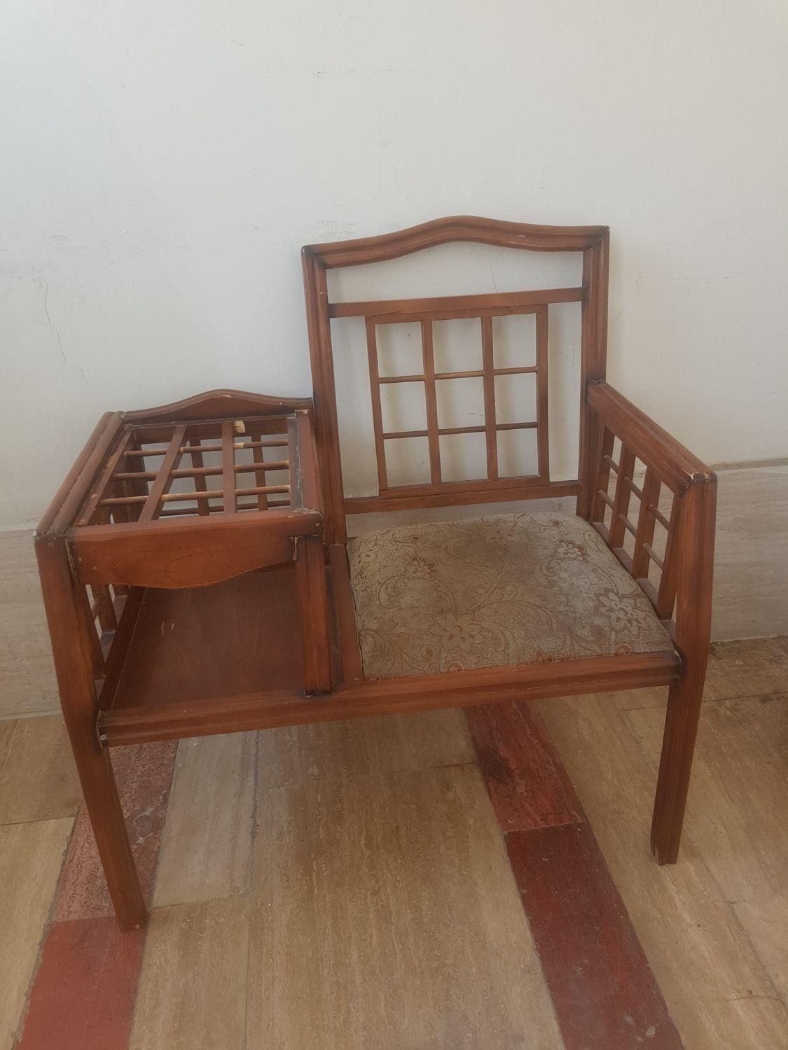 میز تلفن چوبی|میز تلفن|تهران, استاد معین|دیوار