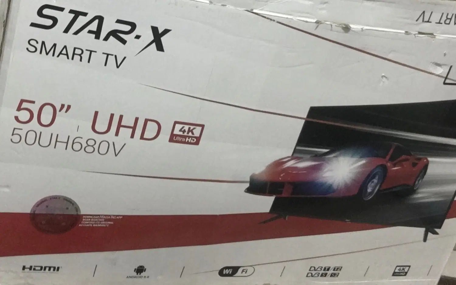تلویزیون star x 50 uHDفول در حد صفر با میزتلویزیون|تلویزیون و پروژکتور|زاهدان, |دیوار