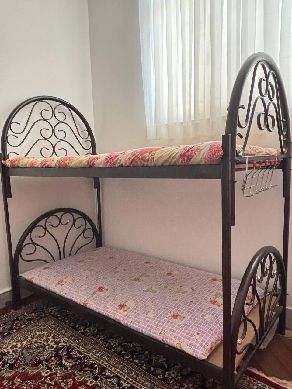 تخت خواب  دوطبقه فلزی|تشک تختخواب|چناران, |دیوار