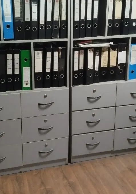 کتابخانه زونکن اداری با فایل کشوی قفل دار و صندلی|مبلمان اداری|تهران, سهروردی|دیوار