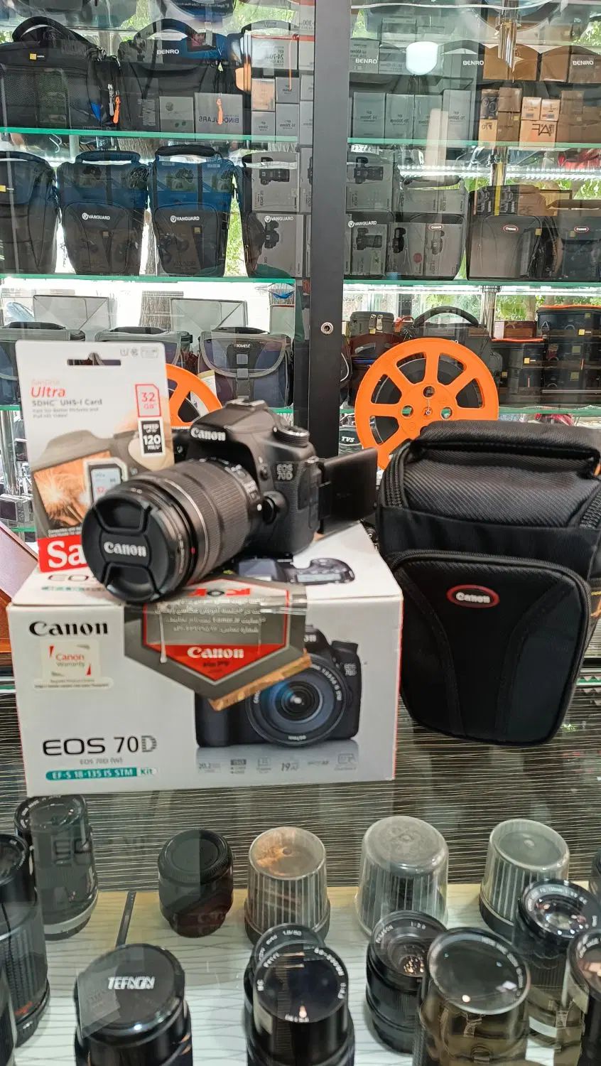 canon 70D +18-135 فول پکیج|دوربین عکاسی و فیلم‌برداری|تهران, امام خمینی|دیوار