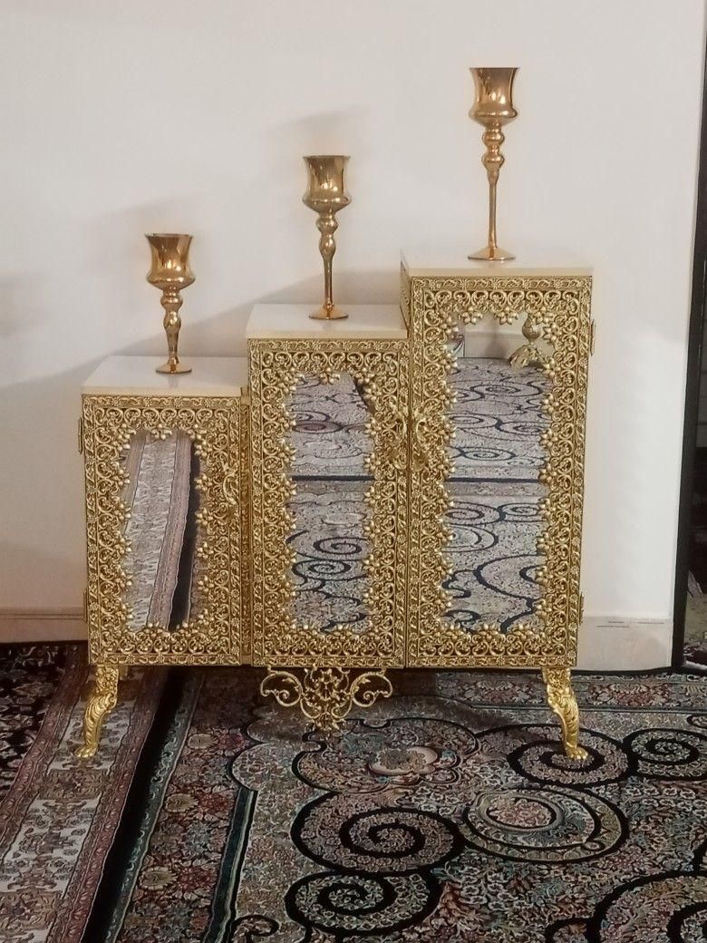 جاکفشی جانمازی برنجی آلیاژی برنزی کنارسالنی|جاکفشی، کمد، دراور|مشهد, طلاب|دیوار