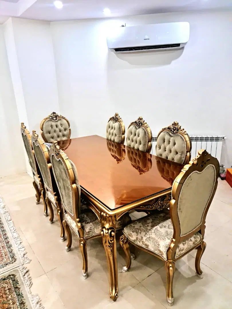 فروش یکدست مبل پذیرایی و میز صندلی غذاخوری ۸ نفره|مبلمان خانگی و میز عسلی|تهران, شهرک خرازی|دیوار