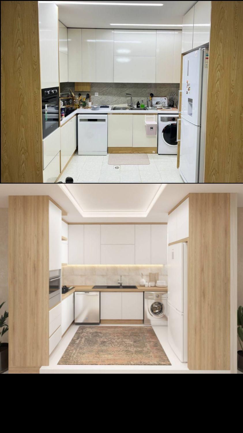 نصب و طراحی کابینت کمدهای گلاسMDF انزو بازسازی|خدمات پیشه و مهارت|اصفهان, اندوان|دیوار