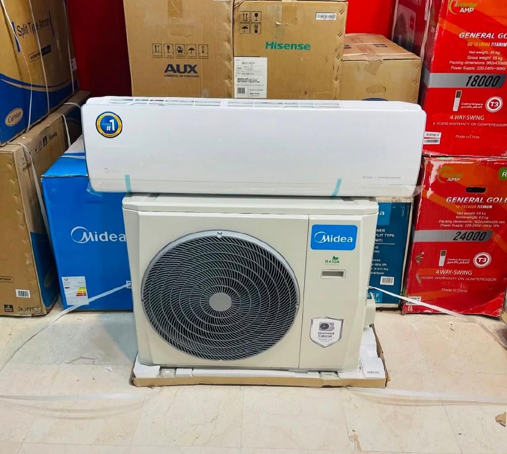 کولرگازی 24هزار اینورتردار کمپانی میدیا Midea|کولر گازی و فن‌کوئل|بجنورد, |دیوار