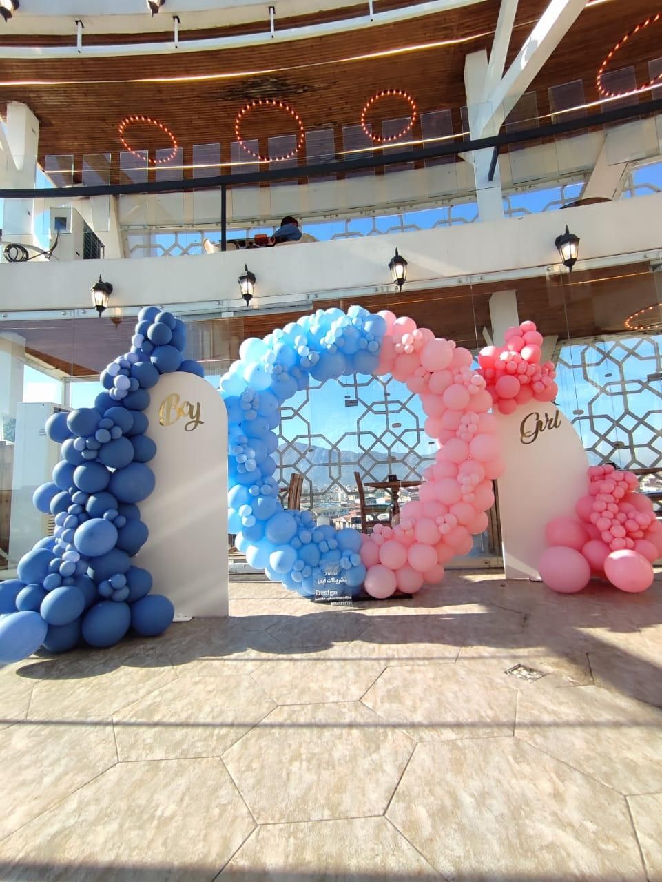 بادکنک آرایی و گل آرایی طبق بودجه اعلامی شما|خدمات پذیرایی، مراسم|لاهیجان, خمیر کلایه|دیوار