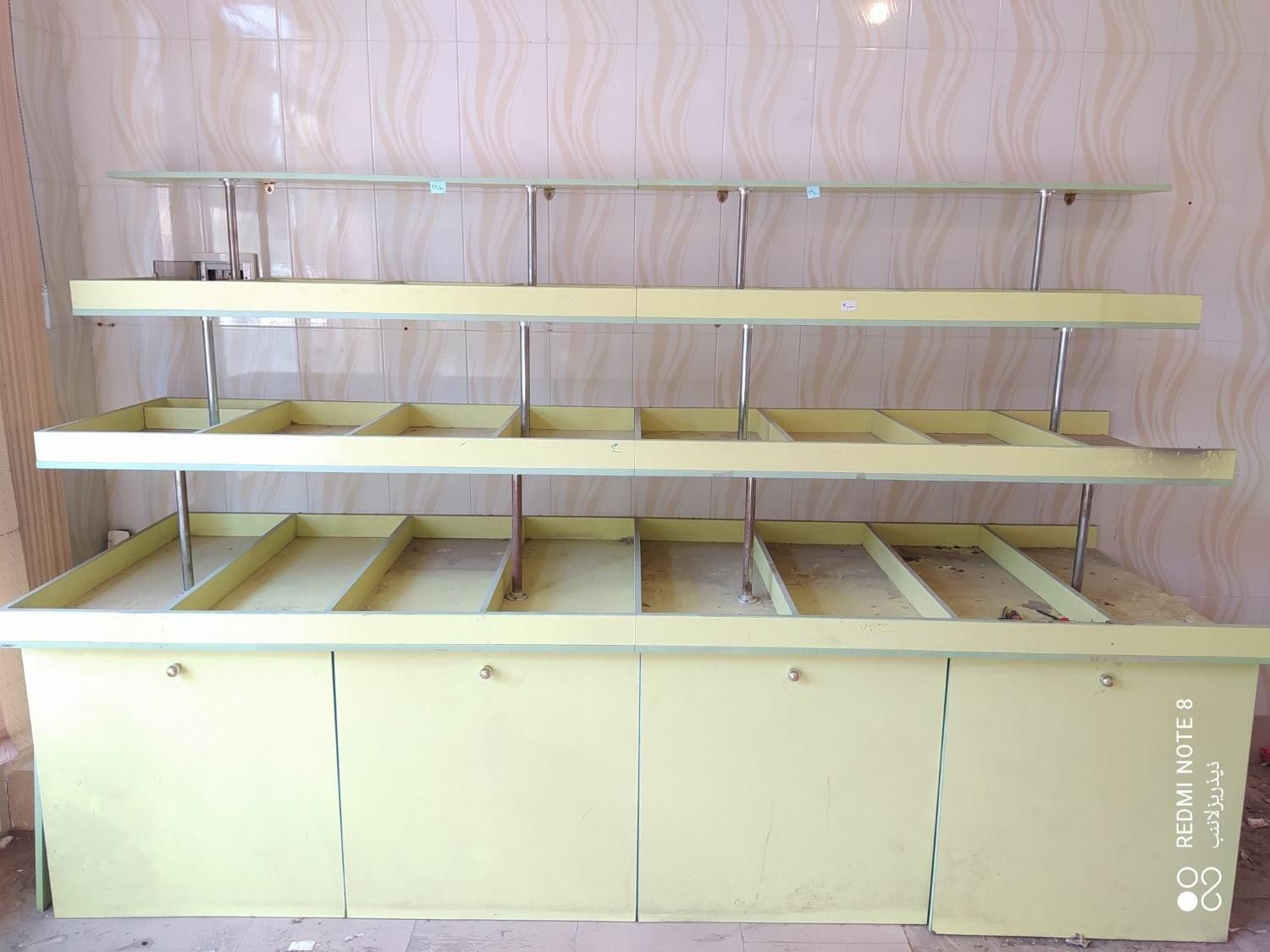 قفسه ام دی اف|کتابخانه، شلف، قفسه‌های دیواری|کاشان, کارگر|دیوار