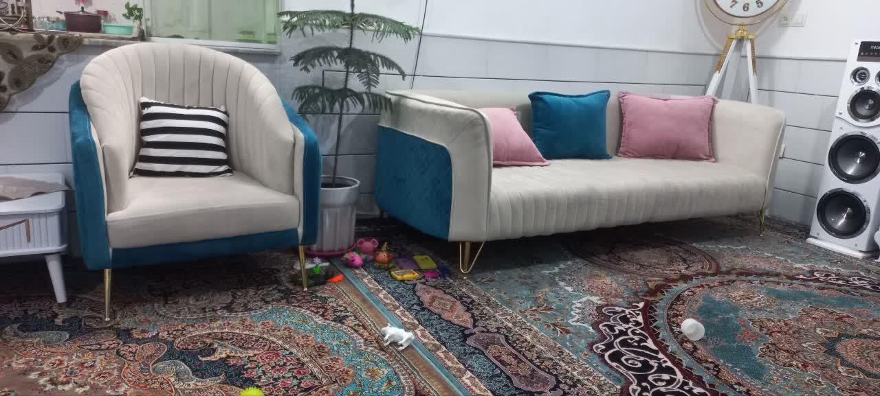 مبل راحتی|مبلمان خانگی و میز عسلی|کاشان, کارگر|دیوار