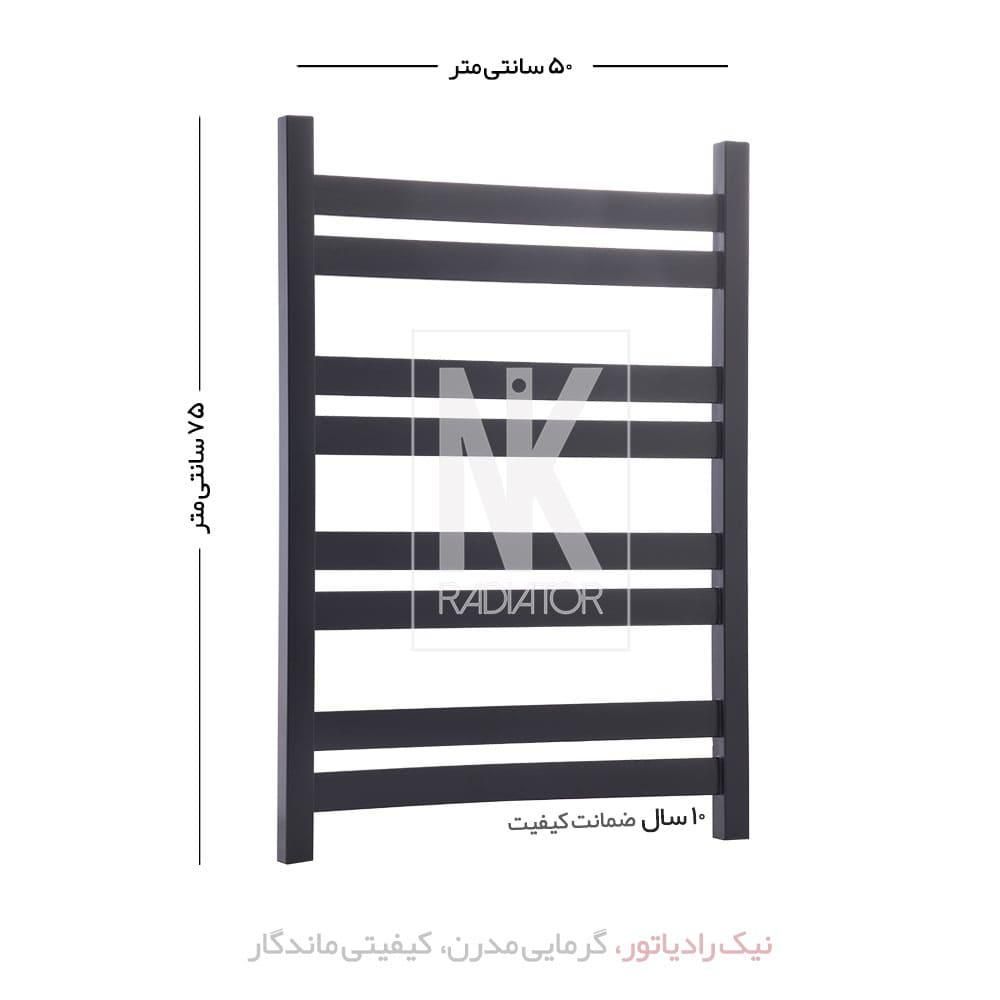 حوله خشک کن استیل نیک رادیاتور مدل تخت رنگ مشکی|آبگرمکن، پکیج، شوفاژ|تهران, بازار|دیوار