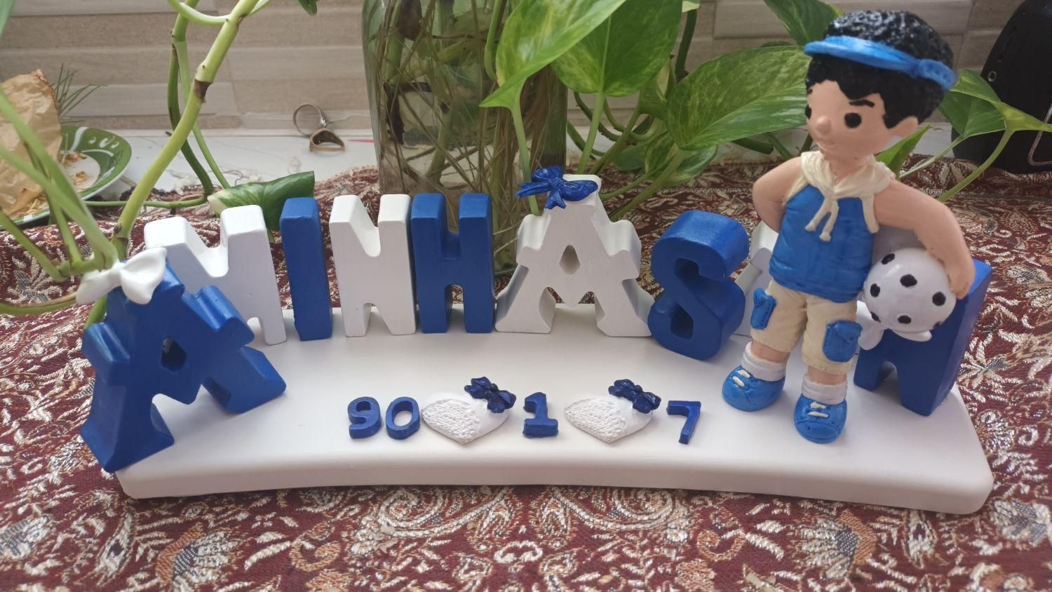 استند اسم کودک و زوج|صنایع دستی و سایر لوازم تزئینی|شاهرود, |دیوار