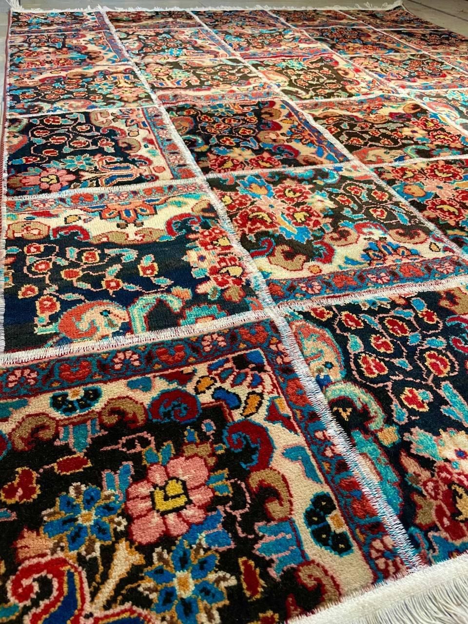 فرش دستبافت چهلتیکه باغ گل|فرش|تهران, ظفر|دیوار