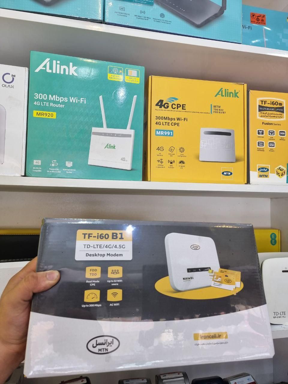 مودم سیمکارتی انلاک با قابلیت خط تلفن 4.5G LTE|مودم و تجهیزات شبکه|اصفهان, شاهزید|دیوار