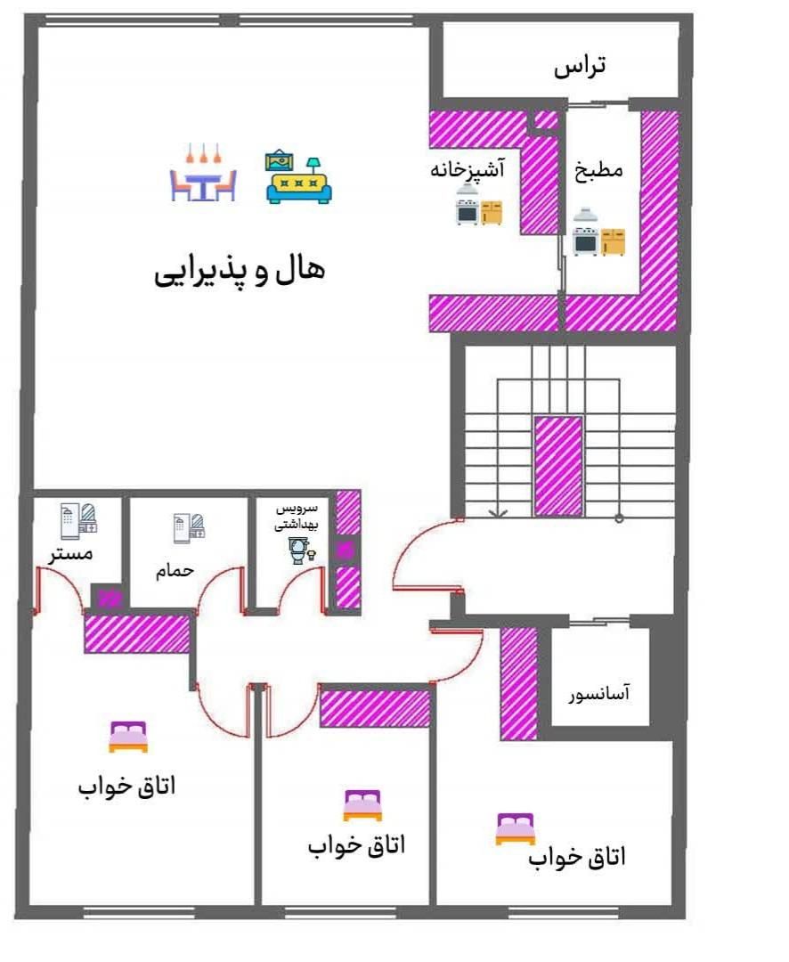 مشارکت دیلمان،شهرک امام علی، ۴ طبقه ۴ واحد|مشارکت در ساخت املاک|رشت, دیلمان|دیوار